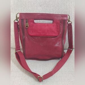 Matt & Nat Red Crossbody Vegan Leather Bag